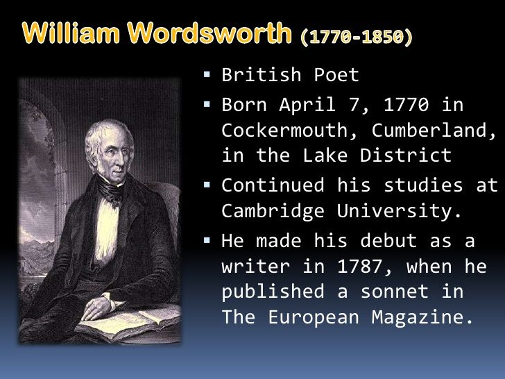 William Words Worth